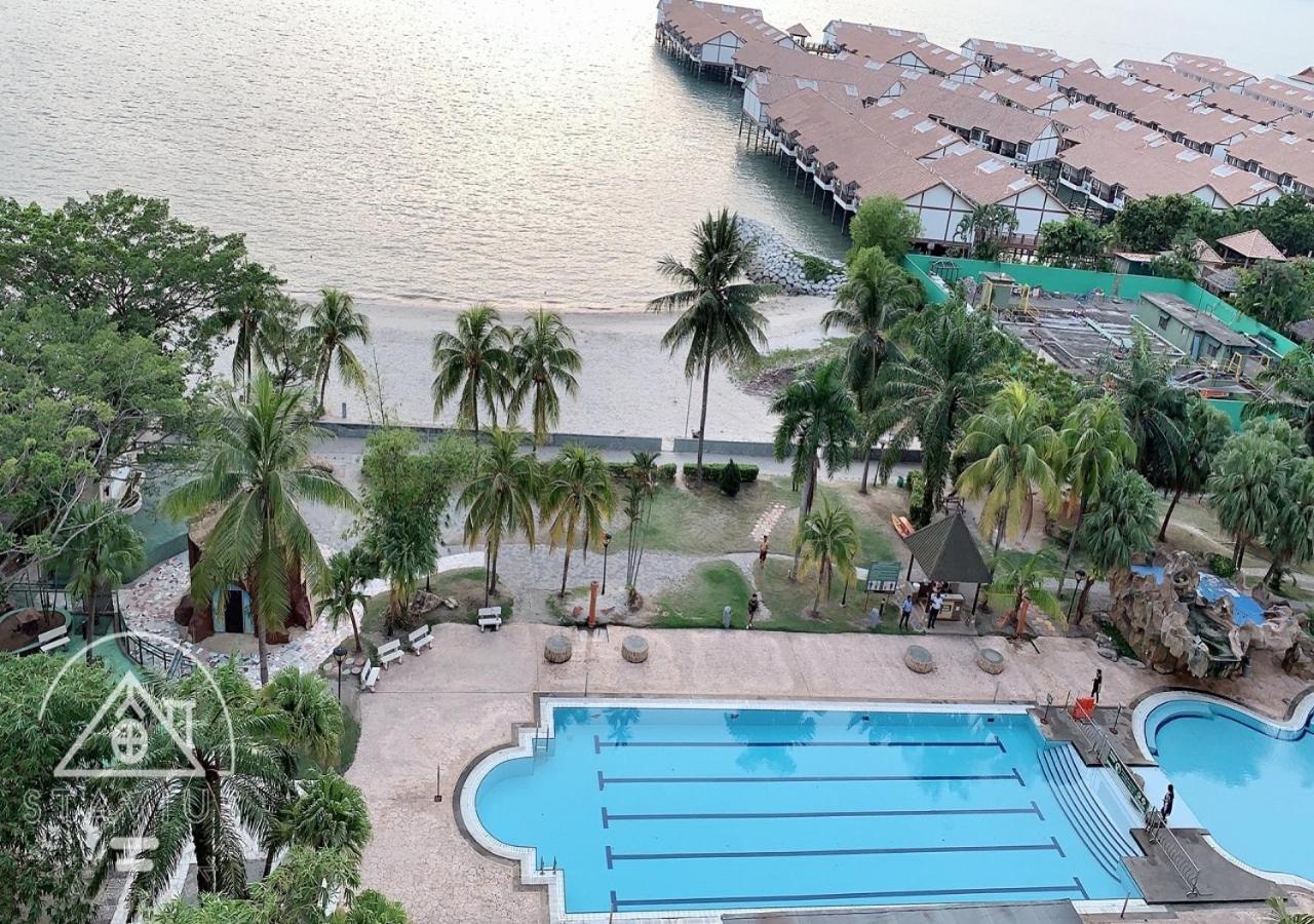Port Dickson 10Pax 3Br Glory Beach Resort Seaview Porto Dickson Exterior foto